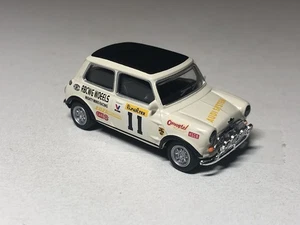 1.6" Austin Morris Mini 7 Cooper Rally Hongwell 1/72 Diecast Como Nuevo Suelto - Imagen 1 de 5