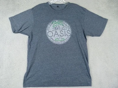 Camiseta Garth Brooks Para Hombres Grande Gris The Oasis Gráfico Mezcla Algodón Foto 1 de 4