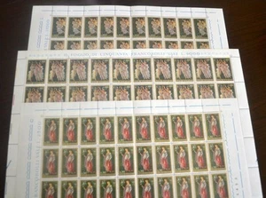 SAN MARINO 1972 Botticelli 3 fogli interi MNH** - Imagen 1 de 1