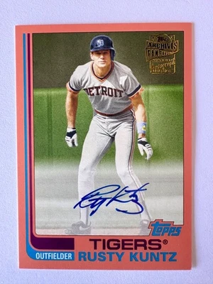 2017 Topps Archives Fan Favorites Rusty Kuntz Autograph SP #011/150 Auto #FFA-RK - Image 1 of 2