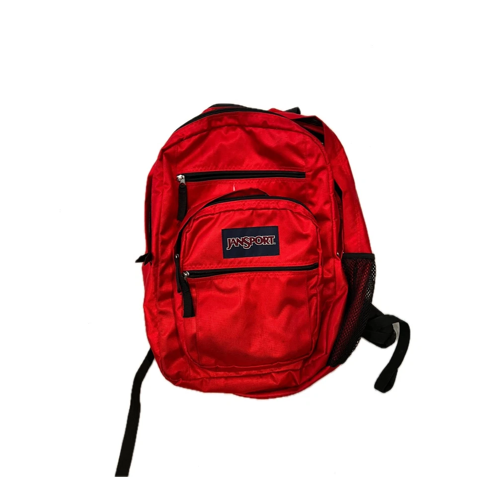 Mochila JanSport Big Student 3 secciones roja negra Foto 1 de 4