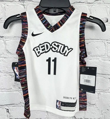 NWT Nike Jersey 3T Youth Brooklyn Nets City Edition Kyrie Irving Jersey - Image 1 of 4