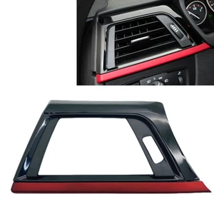 Air Vent Outlet Panel Frame For BMW F30 F31 F34 F35 2012-2019 Gloss Black Red - Picture 1 of 6