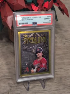 2023 Topps Finest Flashbacks Corbin Carroll "Rare" Gold #170 PSA 10  - Bild 1 von 4