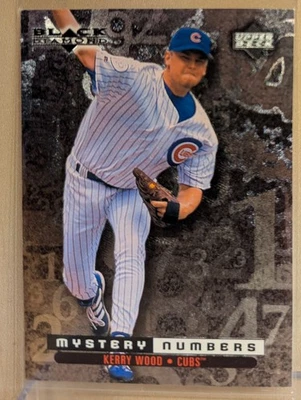 Cubierta superior Black Diamond Mystery Numbers 1999 3 cubos de madera Kerry inserto raro/300 Foto 1 de 2