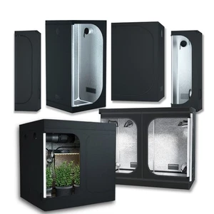 Growbox Grow Tienda Interior Zuchtzelt Opaco Hochreflektiv Varios Tamaños - Imagen 1 de 64