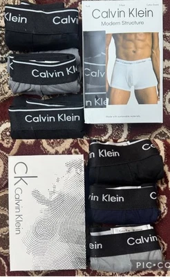 Calvin Klein Mens Boxers CK 3 Pack Boxer Trunk Shorts – UK Sizes S–XL NEW