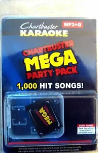 Chartbuster Karaoke Paket 1000 SONGS SD KARTE für Karaoke Player/Laptop Musik - Bild 1 von 1