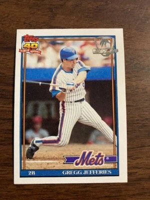 1991 TOPPS DESERT SHIELD #30 GREGG JEFFERIES - Image 1 of 2