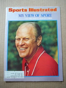 SPORTS ILLUSTRATED MAGAZINE - JULY 8 1974 -  VP GERALD FORD - MY VIEW OF SPORT - Foto 1 di 2