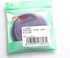 PENTAX OEM-LC62 Front Lens Cap for 62mm Lens *New* - Picture 1 of 2