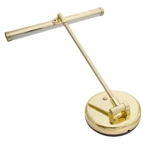LED Klavierlampe Piano Leuchte Licht kaltweiß USB Batterie Messing Gold - Bild 1 von 3