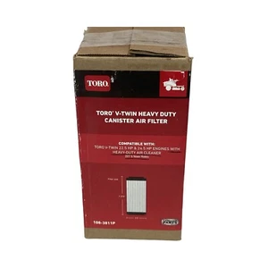 OEM Toro V-Twin Heavy Duty Canister Air Filter 108-3811P 2017+ NEW - Bild 1 von 10