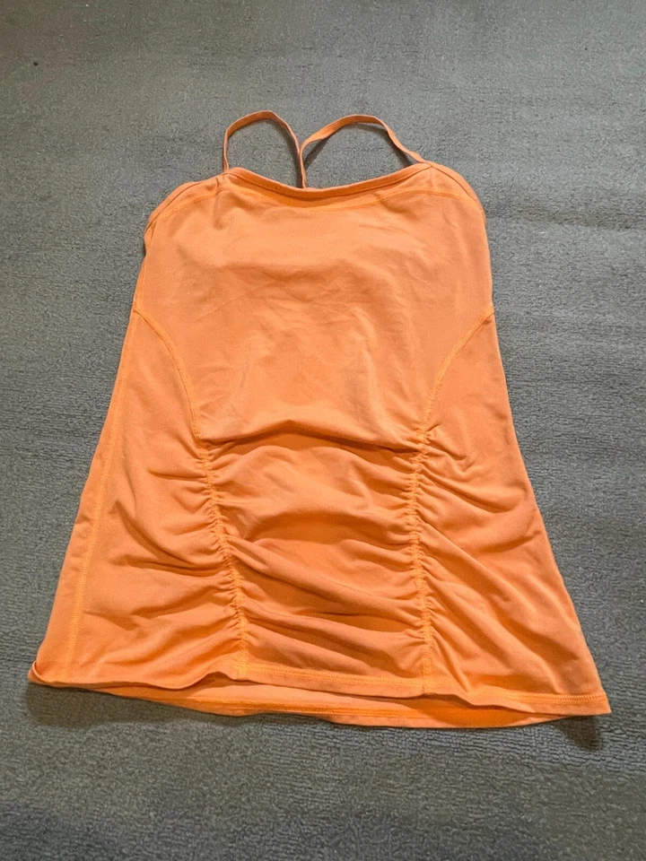 ZELLA Top Womens Sleeveless Shirt Orange 26" Chest - Image 1 of 4