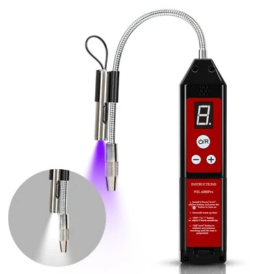 Refrigerant Leak Detector with LED Light Halogen Freon Gas Leakage Tester HVAC - Image 1 of 4