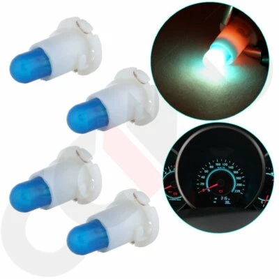 4Pcs Ice BlueT4/T4.2 Neo Wedge Halogen Bulb Dash A/C Climate Control Light  12V - Image 1 of 4