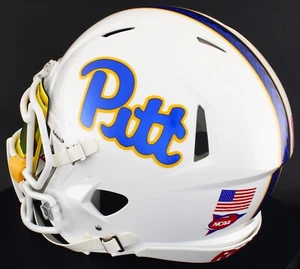 PITTSBURGH PITT PANTHERS NCAA Riddell Speed Full Size REPLICA Football Helmet - Picture 1 of 10