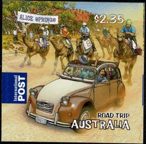 Road Trip Australia 2012 - sello folleto internacional de $2,35 - Imagen 1 de 1
