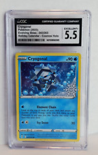 Pokemon Card Cryogonal 043/203 Holiday Calander Snowflake Cosmos Holo CGC Graded