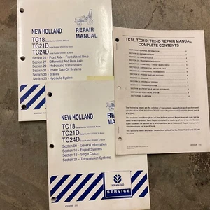 New Holland TC18 TC21D TC24D Traktor Service Werkstatthandbuch Anleitung, 87012847 - Bild 1 von 10