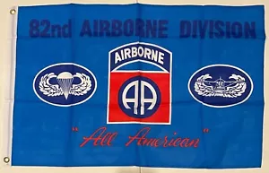 82ND AIRBORNE DIVISION 2X3ft FLAG superior quality fade resistant USA seller - Picture 1 of 4