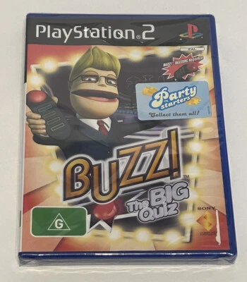 PS2 PLAYSTATION 2 BUZZ The Big Quiz - Brand NEW Sealed PAL Australia - Image 1 of 2