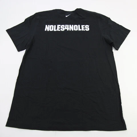Florida State Seminoles Nike Nike Tee Short Sleeve Shirt Men's Black Used Cover