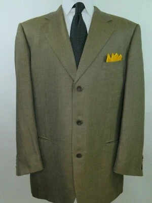 Bespoke Samuelsohn Men's Wool Silk Iridescent Blazer Jacket Sport Coat 44 L EUC - Image 1 of 4