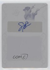 2018 Leaf Perfect Game National Showcase Printing Plate 1/1 Trey Faltine Auto