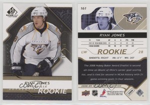 2008 SP Game Used Edition Authentic Rookies Gold /100 Ryan Jones #161 Rookie RC