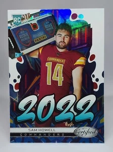 2022 Panini Certified Refractor  #2022-4 Sam Howell Rookie (RC) - Picture 1 of 2