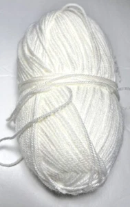 UNBRANDED ACRYLIC YARN. Lot Of 1. white. I Combine Shipping,Read Detail - Picture 1 of 2