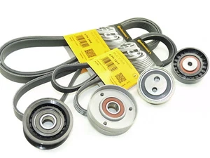 CONTI 6PK2404 4PK1217 KEILRIEMEN + ROLLEN SET AUDI A4 B5 B6 B7 - A6 C5 2.5 TDI  - Bild 1 von 1