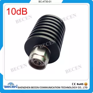 30W N Attenuator 10dB male to female DC-3.0GHZ 50ohm RF coaxial Attenuator - Picture 1 of 8