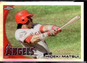 HIDEKI MATSUI 2010 TOPPS CHROME REFRACTOR !!π₯π₯ ANGELS / YANKEES - Picture 1 of 2