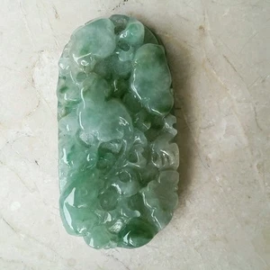 LATE 20TH C. HAND CARVED JADEITE , 100% UNTREATED, GRADE A, A MUST SEE !!!! - Picture 1 of 1