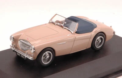 MODELLINO AUTO STATICO AUSTIN HEALEY 100 BN1 1957 BEIGE MODELLISMO SCALA 1:43 - Immagine 1 di 2