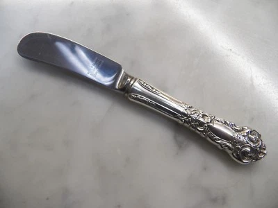  REED & BARTON RENACIMIENTO FRANCÉS ESTERLINA HH ESPARCIDOR DE MANTEQUILLA 6" SIN MONO Foto 1 de 3