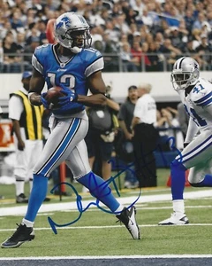 Nate Burleson Autographed Signed 8x10 Photo - NFL Lions Vikings TV Host - w/COA - Picture 1 of 1