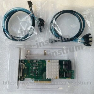 Fujitsu LSI SAS3008 9300-8i HBA Controller 12Gbps +8643 cable-it mode - Picture 1 of 7