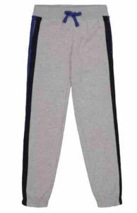 NAUTICA Boys Side Stripe Fleece Joggers Gray, Black, Blue Size L (6) NWT - Picture 1 of 7