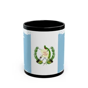 Taza Negra (11oz, 15oz) Bandera Guatemala - Imagen 1 de 9