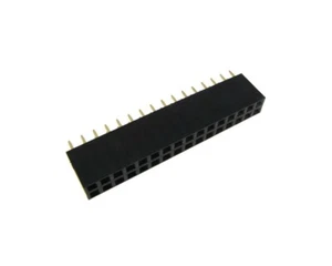 2x16P 2x16 Pins 2.54mm 0.1" Female Header Black - Pack of 10 - Picture 1 of 1