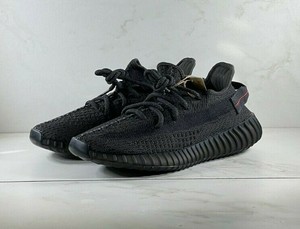 black yeezy reflective