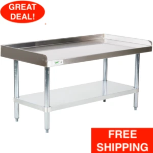 24" x 48" Stainless Steel Work Prep Tables Commercial Equipment Stand Undershelf - Picture 1 of 12