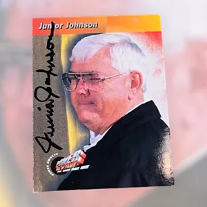 Junior Johnson 1994 PRO SET POWER NASCAR HALL OF FAMER LEGEND autographed card - Picture 1 of 1