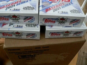 2021 Topps Series 1 HOBBY BASEBALL 4 box LOT - 4 Factory sealed HOBBY Boxes - Picture 1 of 4
