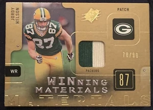 SPX JORDY NELSON PACKERS 2009 parche de 2 colores #78/99 - Imagen 1 de 1