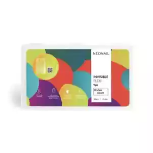 ✨ 300x Elastische Tips zur Nagelverlängerung Invisible Flexi Tips Clear Square - Bild 1 von 12