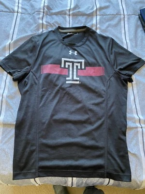 Under Armour Temple University Owls Black Heat Medium Shirt & 1 Womens Shirt - Image 1 of 4